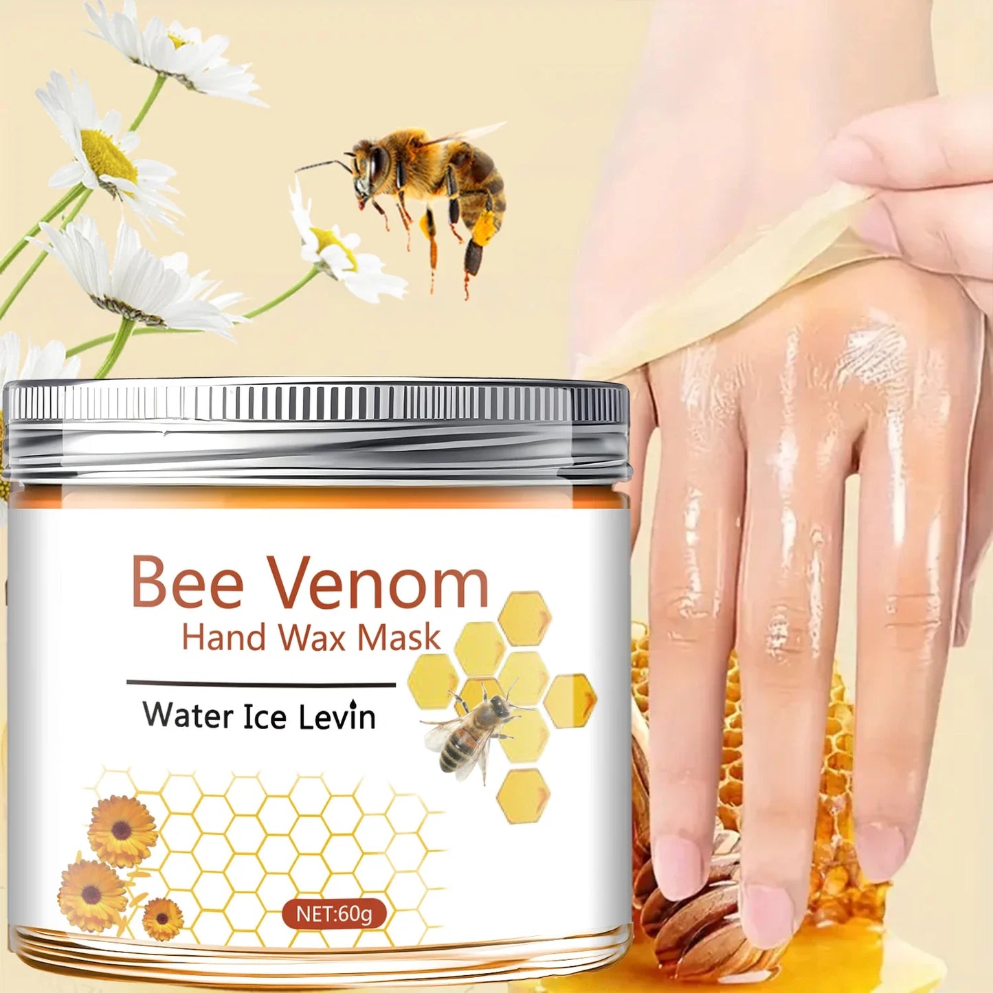 Bee Venom Chamomile Hand & Foot Mask 60g | Exfoliate & Moisturize