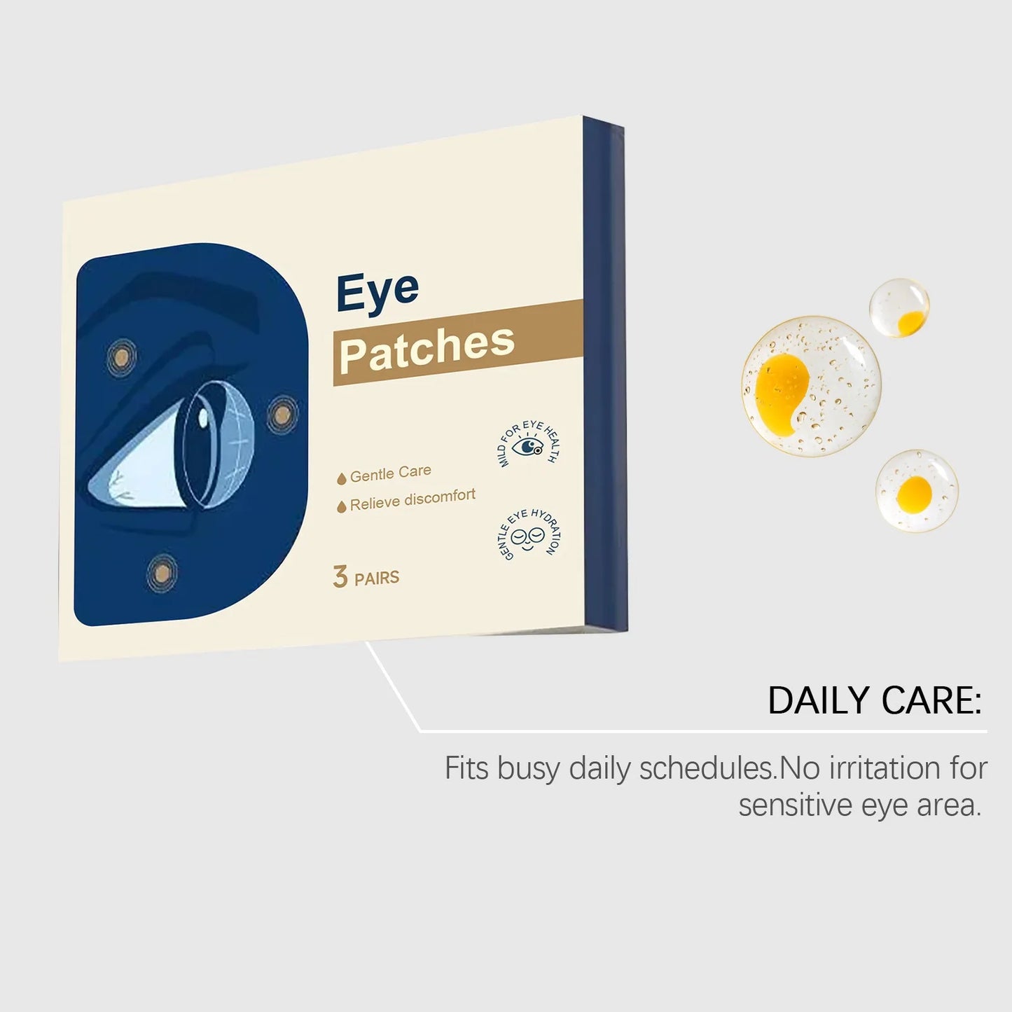 Mint Eye Soothing Patch Provide Cooling Comfort Relieve Tiredness Reducing Discomfort Herbal Fragance Portable Eye Care Sticker Peaceful Pleasures Health and Wellness