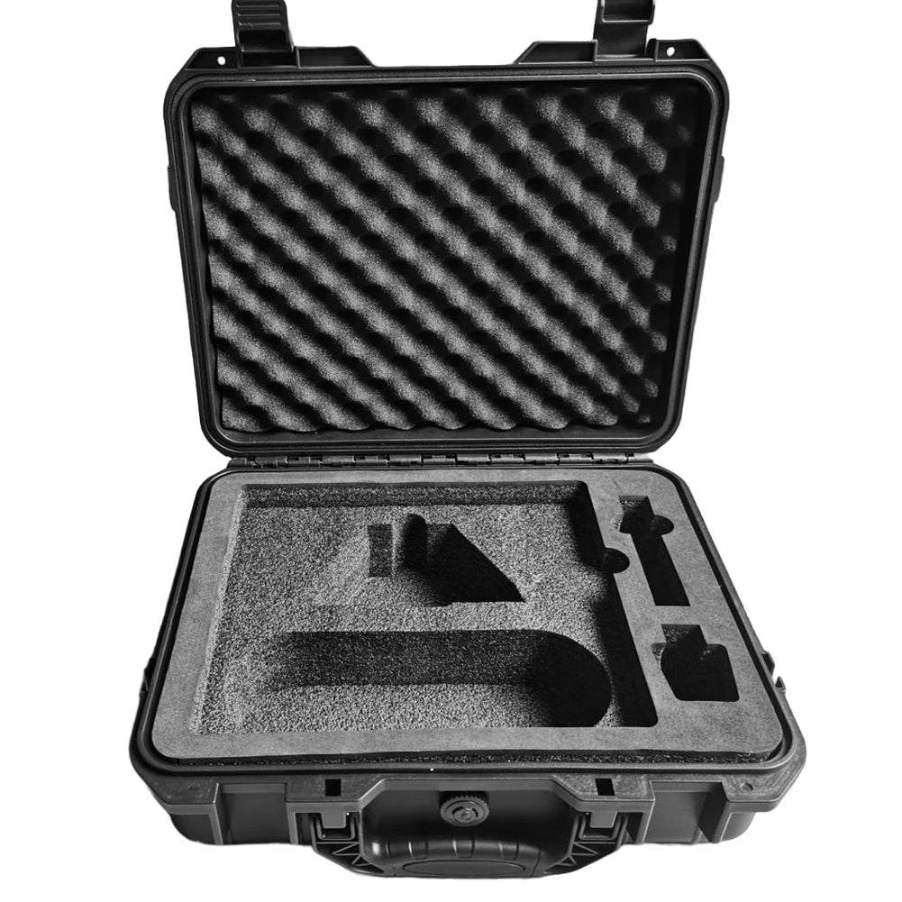 Waterproof Travel Case with Molded Foam Protective Hard Case Portable Travel Protective Case for Starlink Mini Accessories Peaceful Pleasures Health and Wellness Black
