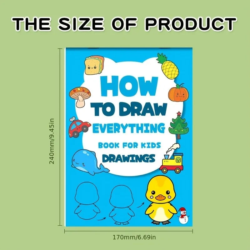 1 Book 32 Pages How Draw Step Easy-to-learn Art Course Guide Learning