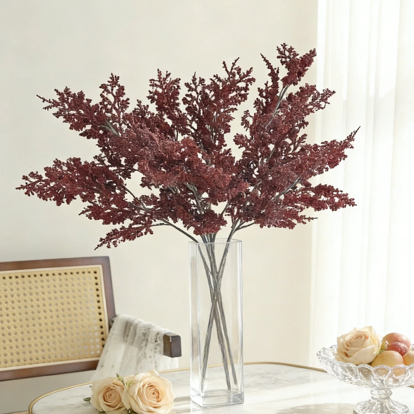 Artificial Silk Plant Grass Stems – Wedding & Home Vase Decor
