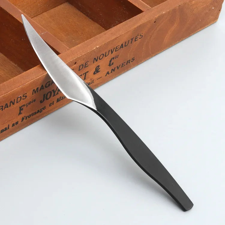 Stainless Steel Pedicure Knife Professional Dry Dead Cuticle Remover Foot Care Tool Nail Tool Peaceful Pleasures Health and Wellness black