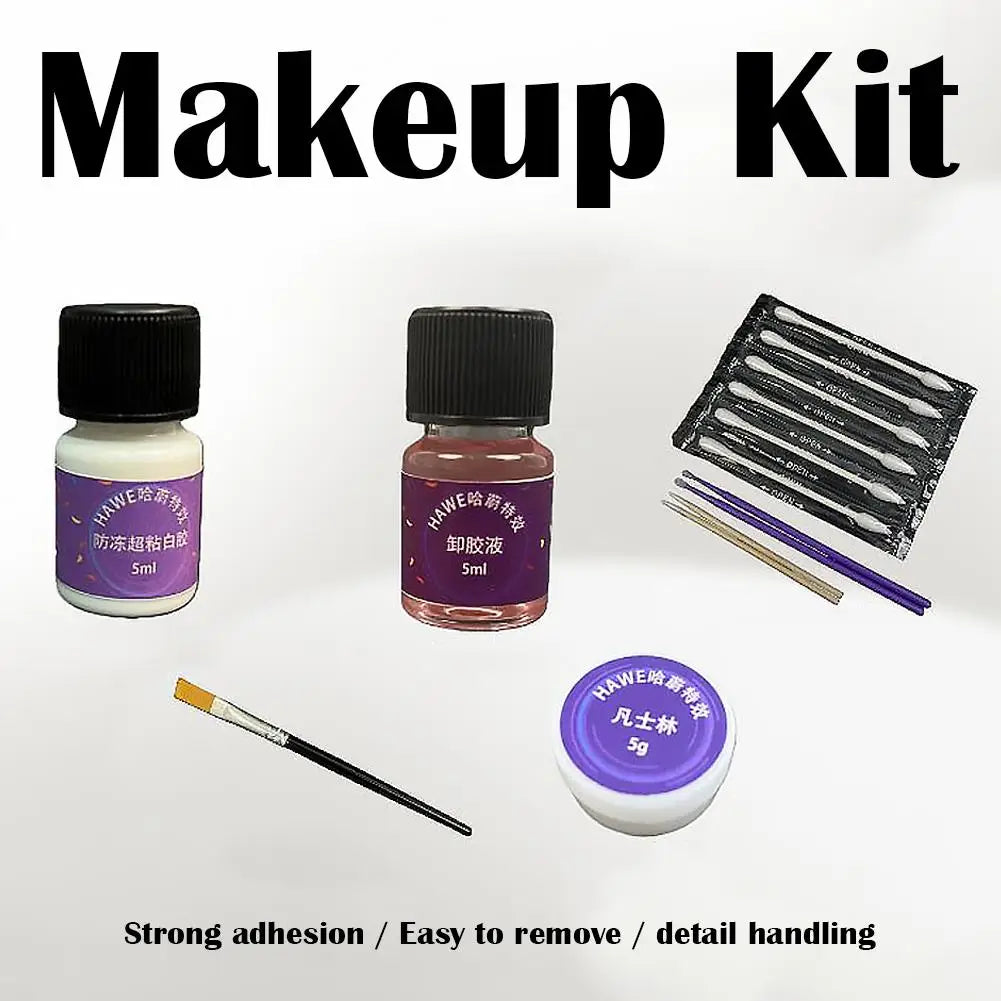 Spirit Gum Adhesive & Remover Kit – 5ml SFX Prosthetic Glue