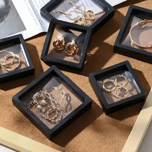 10-Pack 3D Floating Display Cases – Jewelry, Coin & Medal Box Display Storage Box Peaceful Pleasures Health and Wellness