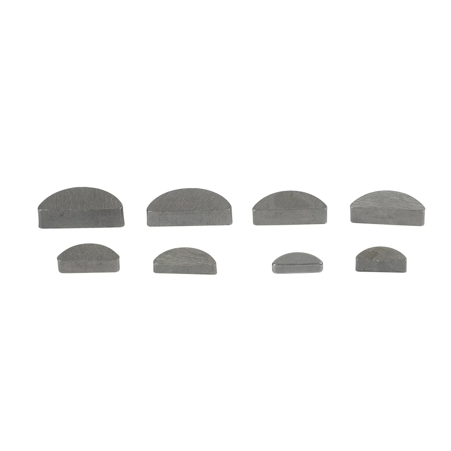 80pcs Carbon Steel Woodruff Half Moon Key Assortment Set