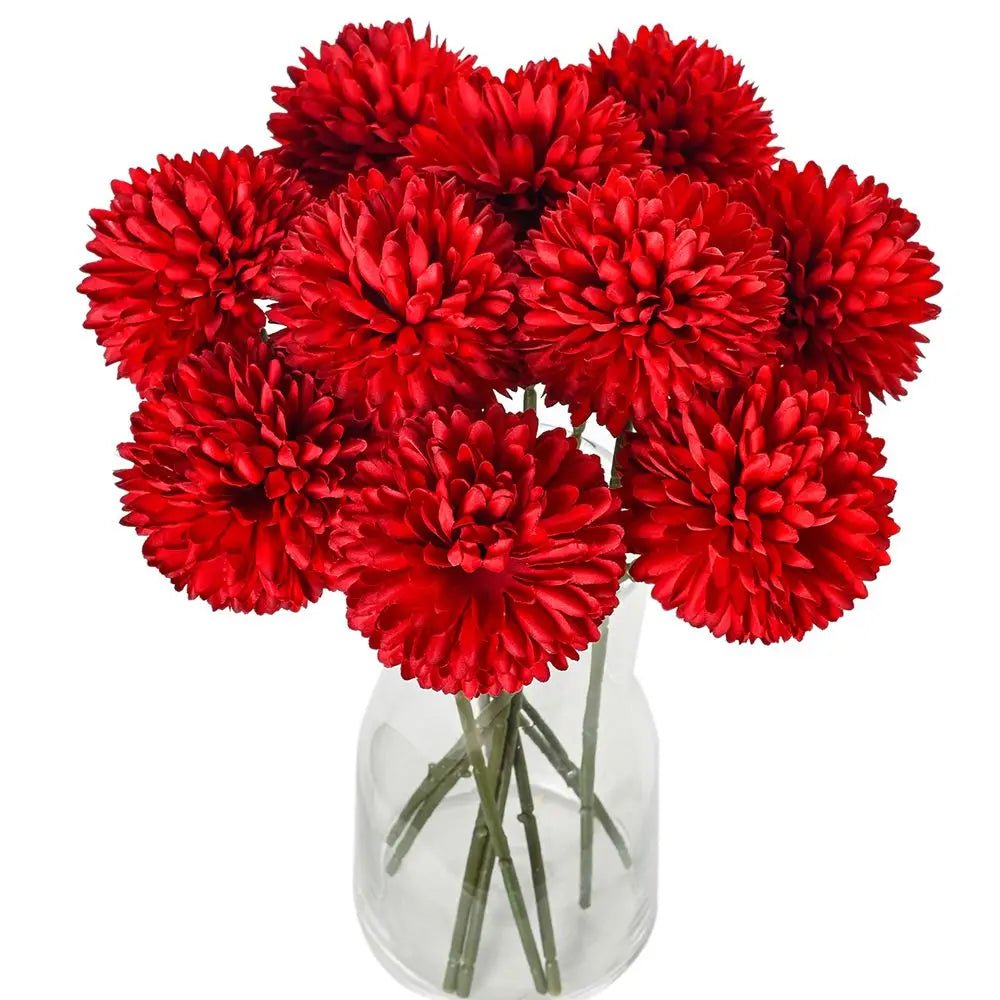 Artificial Silk Dandelion Hydrangea Bouquet | Wedding DIY Decor