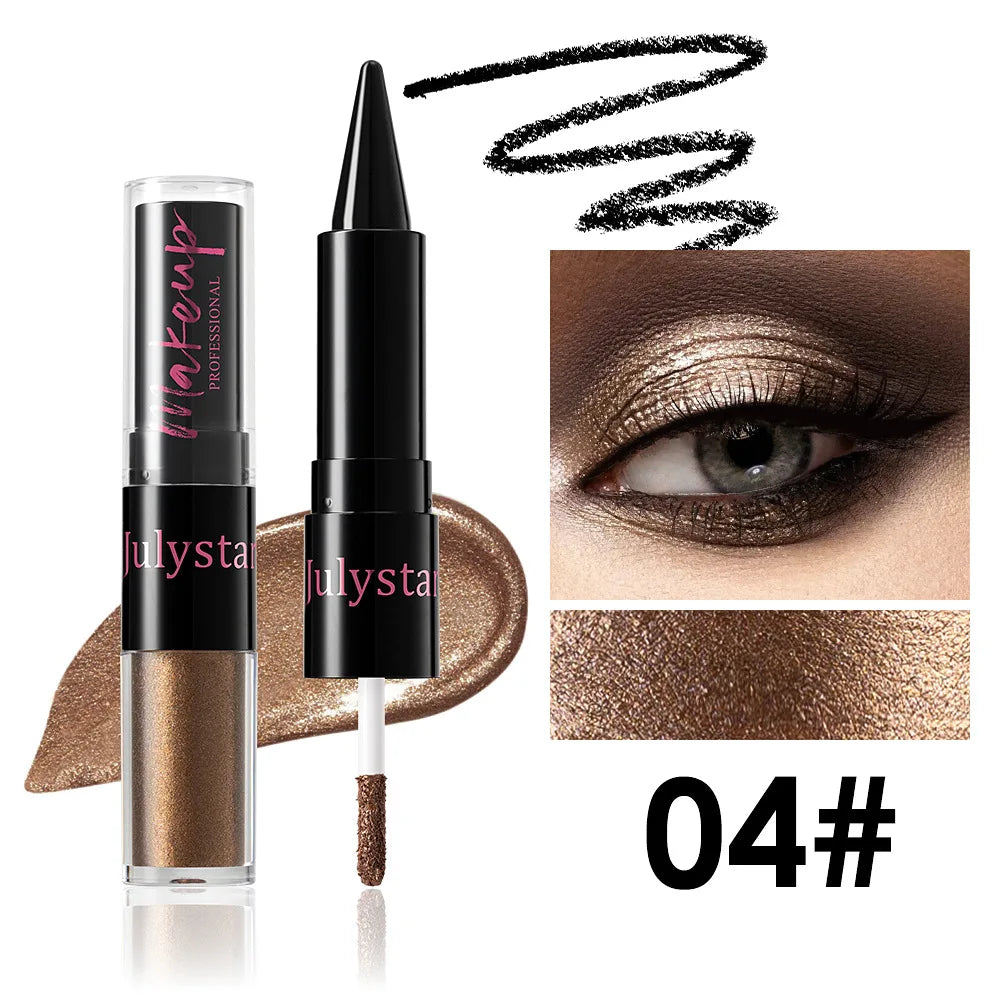2-in-1 Glitter Metallic Liquid Eyeshadow & Eyeliner Pen