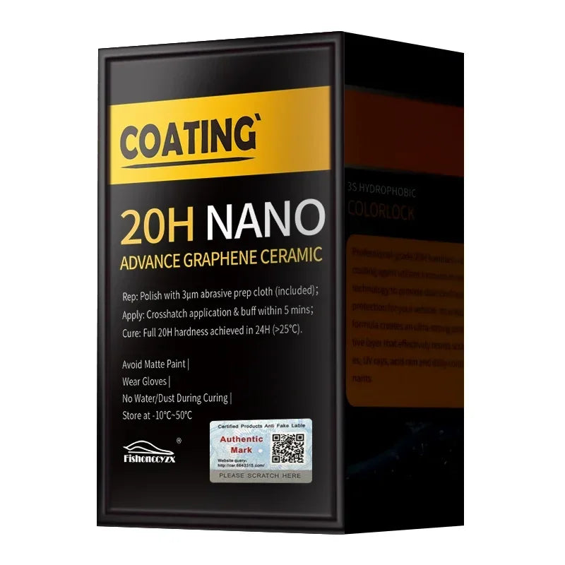 Graphene Ceramic Coating 20H with Self Healing and UV Track Technology Car Detailing Professionals 10+ Years of Protection Peaceful Pleasures Health and Wellness