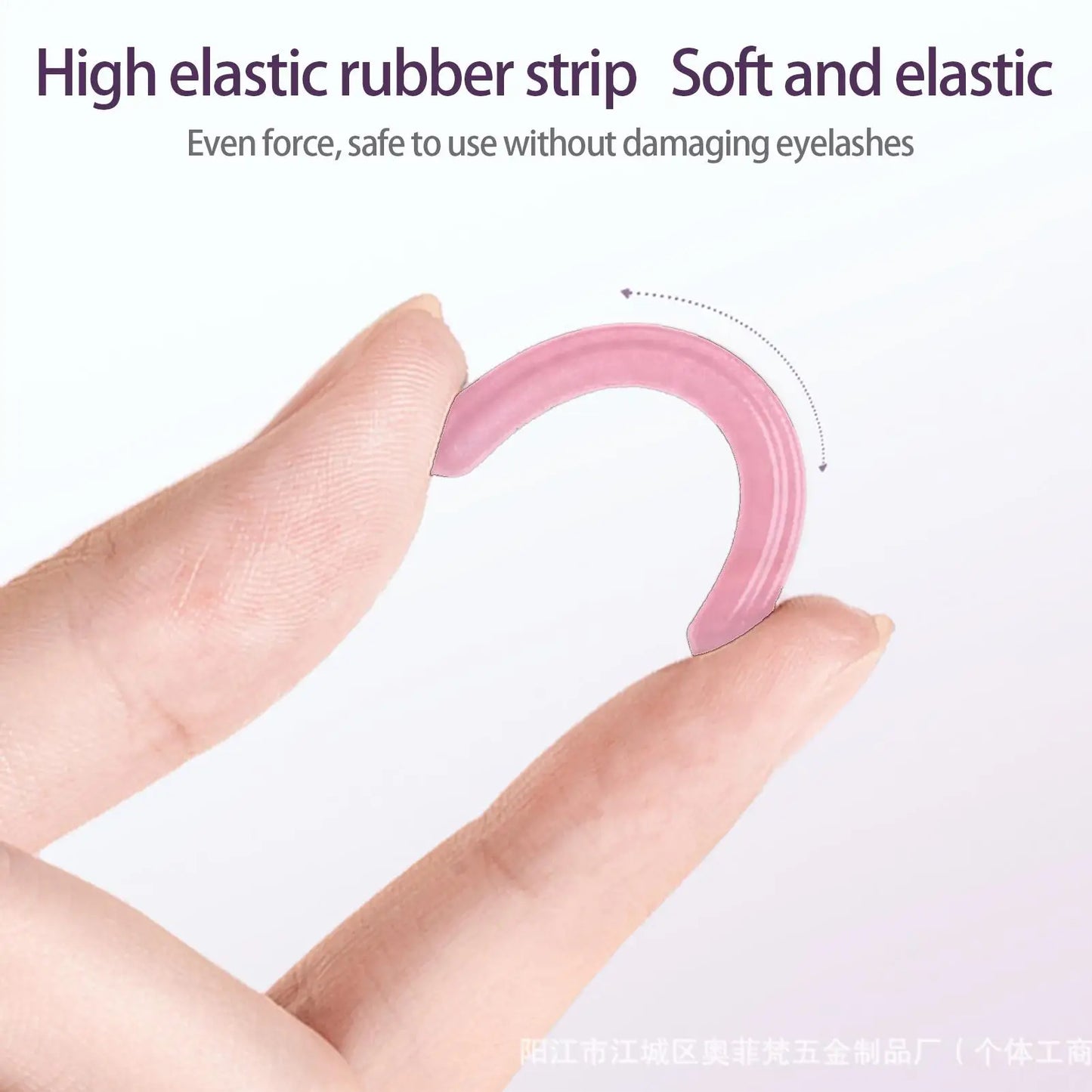 Heart Shape Handle Eyelash Curler with Replacement Pads