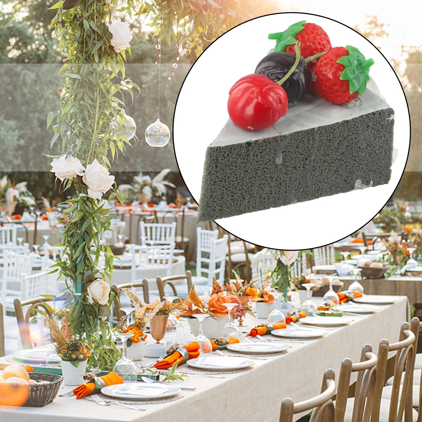Artificial Fruit Cakes Simulation Cake Photography Props Dessert Shop