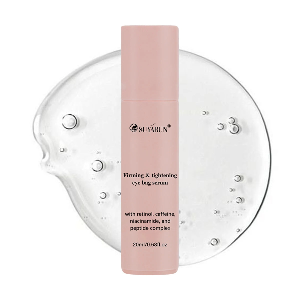 SUYARUN Eye Roller Essence 24-Hour Hydration & Moisture Lock With Collagen, Caffeine + Botanical Extracts Firms Sagging Eye Bags Peaceful Pleasures Health and Wellness 20ml