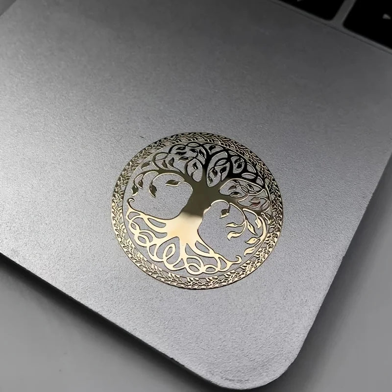 Lucky Tree Metal Sticker for Laptop, Phone & Notebook
