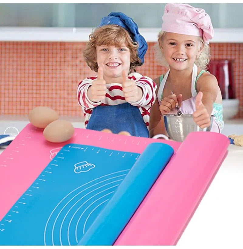 Silicone Pastry Mat 45x60cm | Non-Stick Baking & Dough Mat