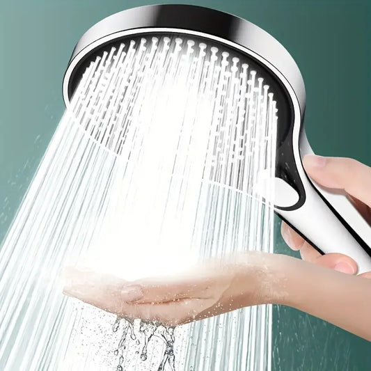3-Speed High-Pressure Shower Head Set | Large Panel, Water Saving Shower Head Set Oasis Select