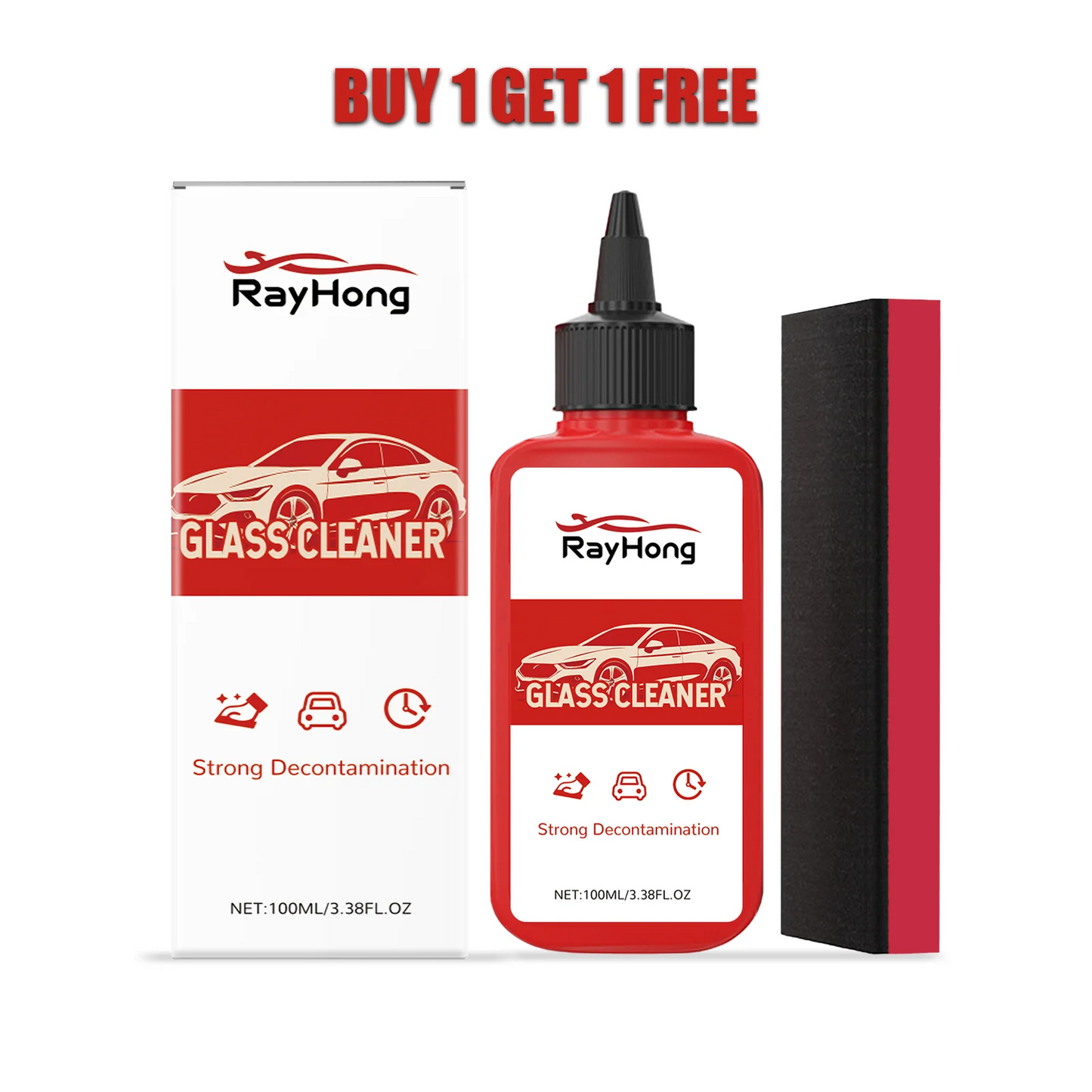 RayHong Windshield Oil Film Remover & Glass Cleaner 100ml