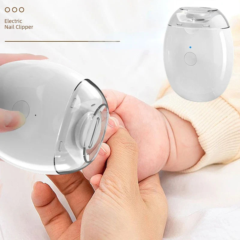 2-in-1 Rechargeable Electric Nail Clipper & Grinder with LED Light