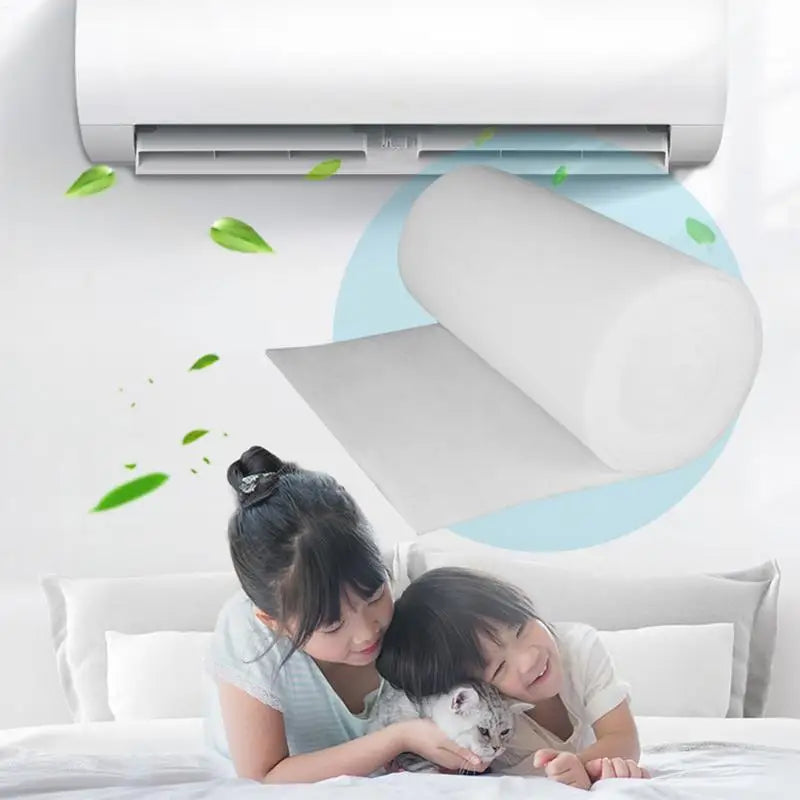 Air Conditioner Filter Air Conditioner Activated Carbon Purifier Fabric Roll Pre-Filters Adsorption Fabric Cut-to Fit Peaceful Pleasures Health and Wellness