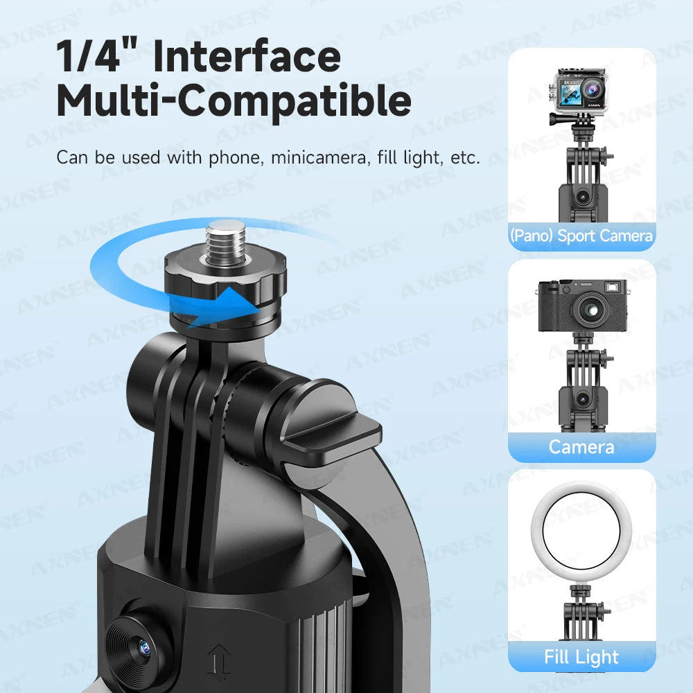 1630mm/64in C17 Tripod Selfie Stick 360° Auto Rotation Shooting Quadruped Phone Stand Face Track Bluetooth Remote Control Tripie Peaceful Pleasures Health and Wellness