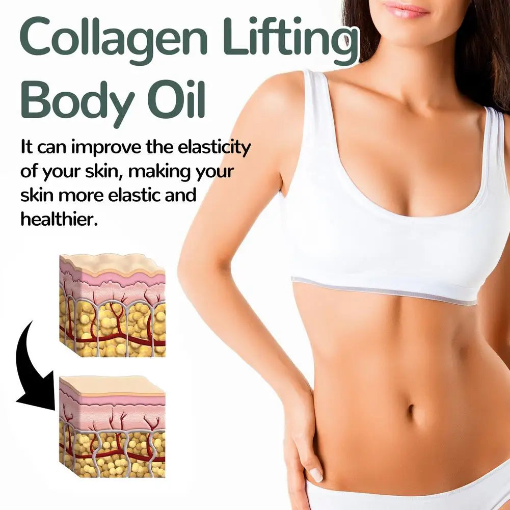 Collagen Body Oil – Firming, Hydrating & Rosemary Skin Tightening