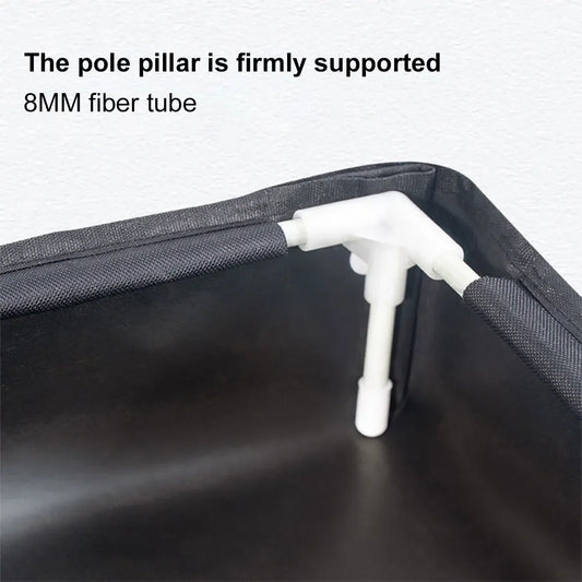 Foldable Portable Shower Base with Drain Hose Peaceful Pleasures Health and Wellness
