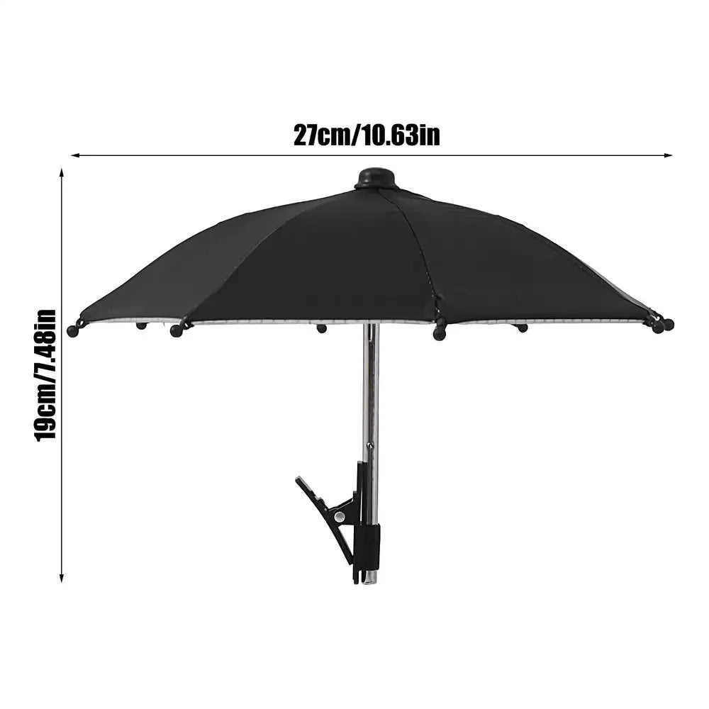 Mini Clip-On Phone Umbrella Sunshade | Outdoor Screen Shade