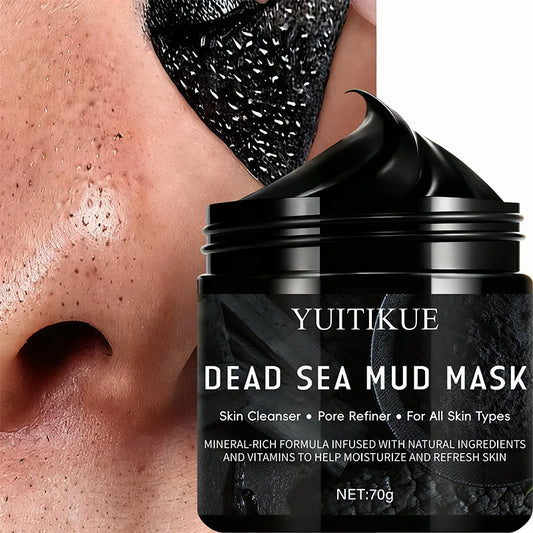 YUITIKUE Bamboo Charcoal Mask 70g - 5-in-1 Blackhead Remover, Deep Cleansing, Pore Minimizing, Oil Control & Skin Purifying Peaceful Pleasures Health and Wellness Default Title