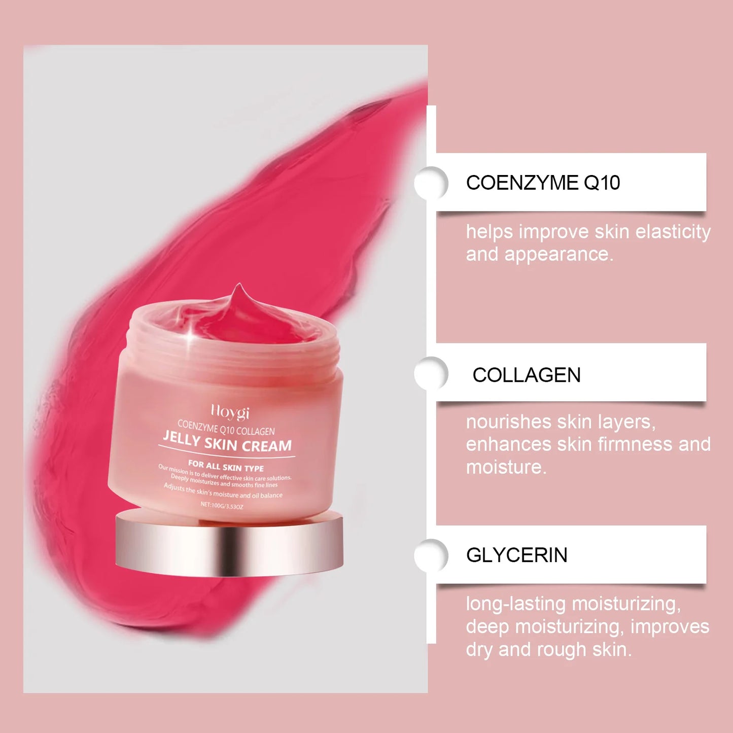 Collagen Jelly Cream – Firming, Hydrating & Brightening Gel