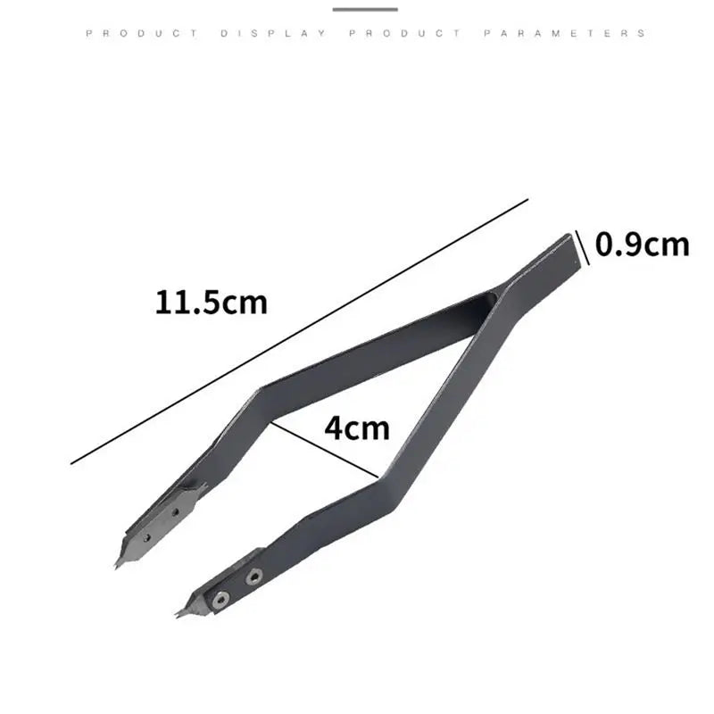 A36T-7825 V Type Watch Spring Bar Tweezers For Watch Repair Y-Type Tape Remover Spring Ear Removal Pliers Peaceful Pleasures Health and Wellness