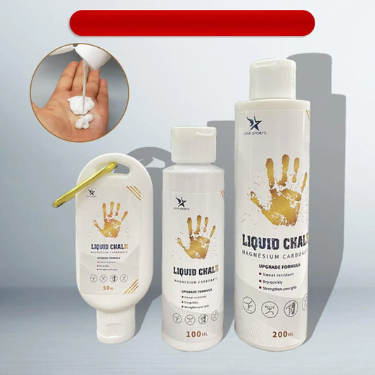 Liquid Chalk Grip Powder 50/100/200ml – Gym, Climbing & Pole Liquid Lifting Chalk Oasis Select