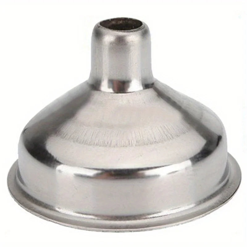 1 Selling Silver Mini Stainless Steel Funnel Home Kitchen Oil Soup