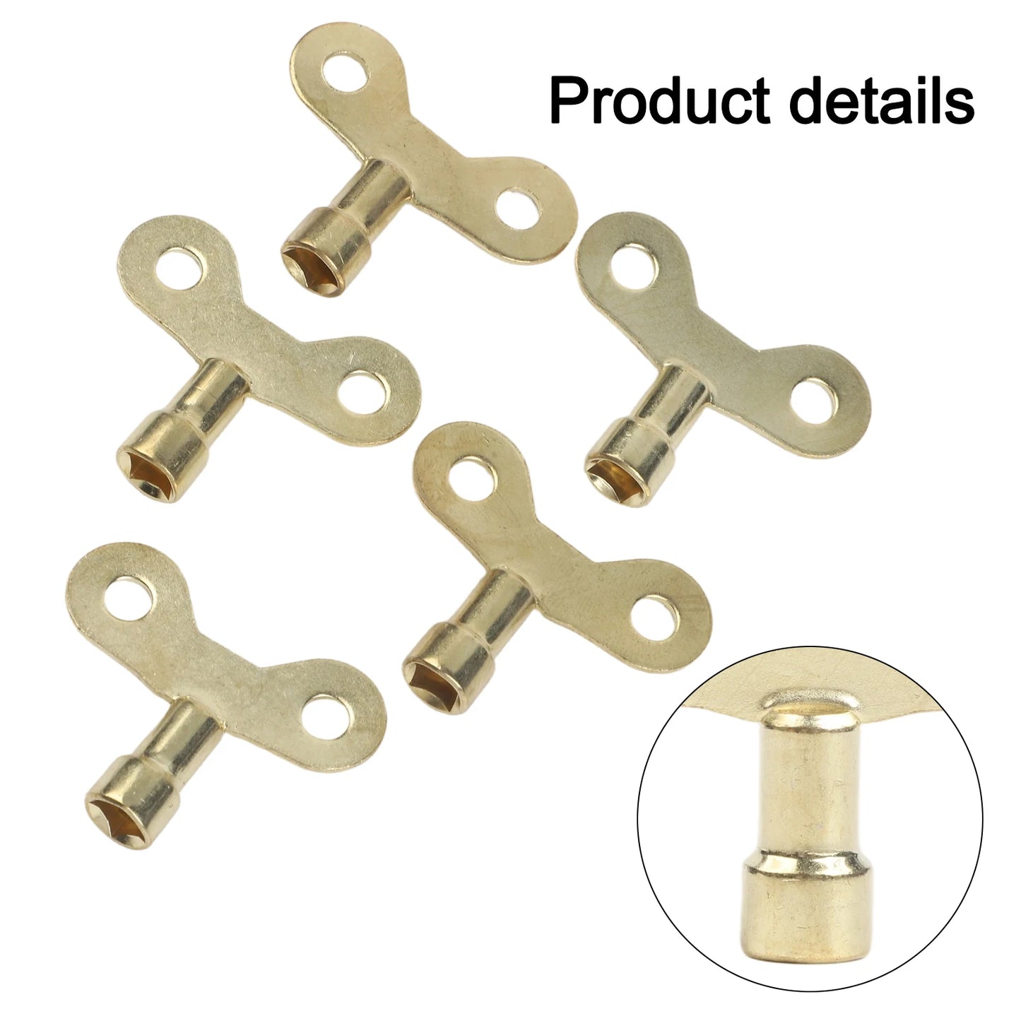 2 5 Radiator Valve Key Faucet Keys Durable Bleed Compact Easy Use