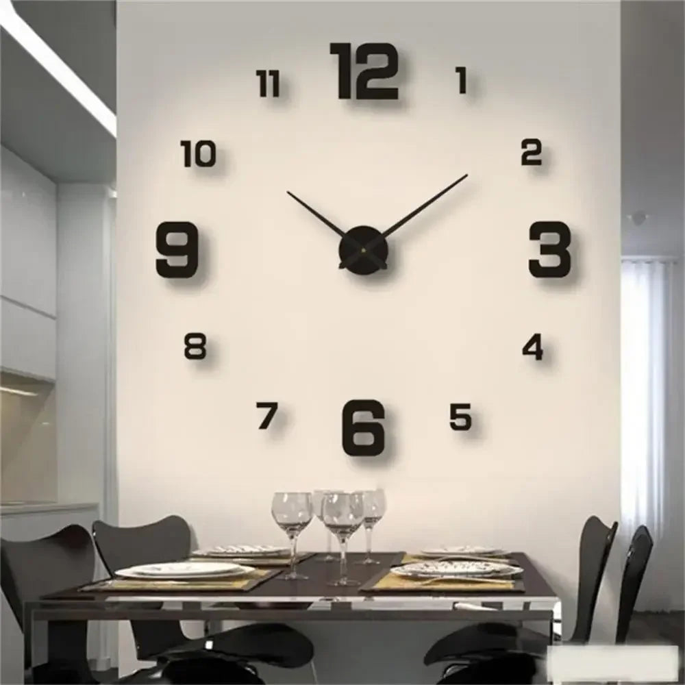 Luminous Acrylic Wall Clock – Modern Frameless Home Decor Decorative Wall Clock Peaceful Pleasures Health and Wellness