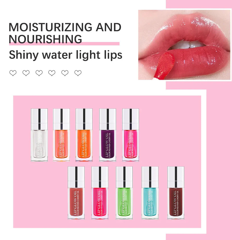 Crystal Jelly Plumping Lip Oil Gloss – Tinted & Moisturizing