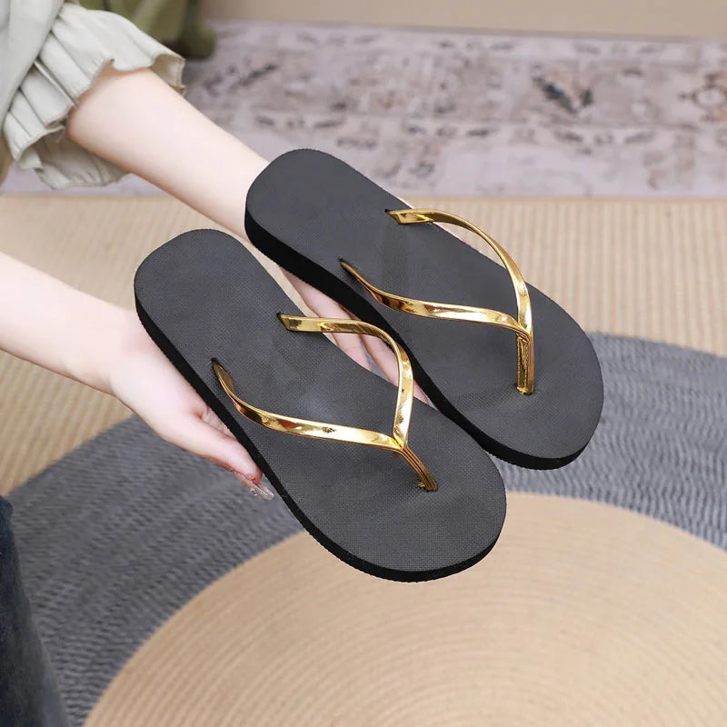 Women's Indoor Flat Flip Flops – Lightweight EVA Slippers