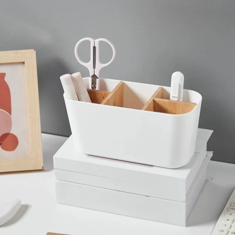 Bamboo Toothbrush Holder 5 Slots – Bathroom Countertop Organizer Toothbrush Holder Peaceful Pleasures Health and Wellness
