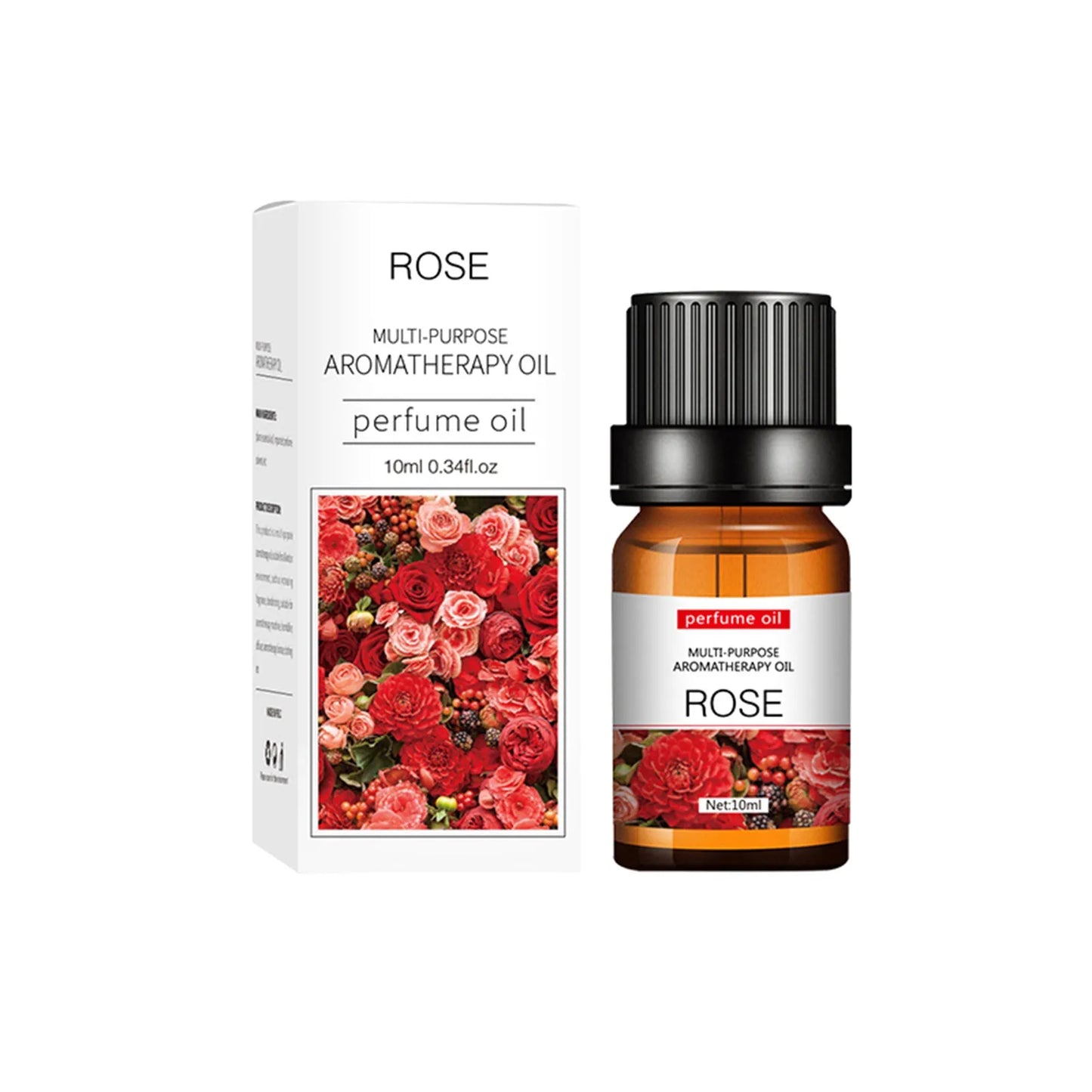 Flower Fruit Essential Oil Water-soluble Relieve Stress For Humidifier Aroma Diffuser Fragrance Lamp Air Freshening Aromatherapy Peaceful Pleasures Health and Wellness H One Size