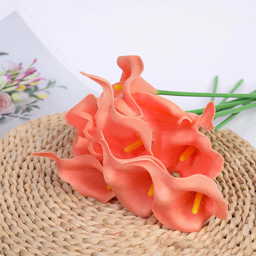 Calla Lily Artificial Bouquet – Wedding & Home Decor Flowers