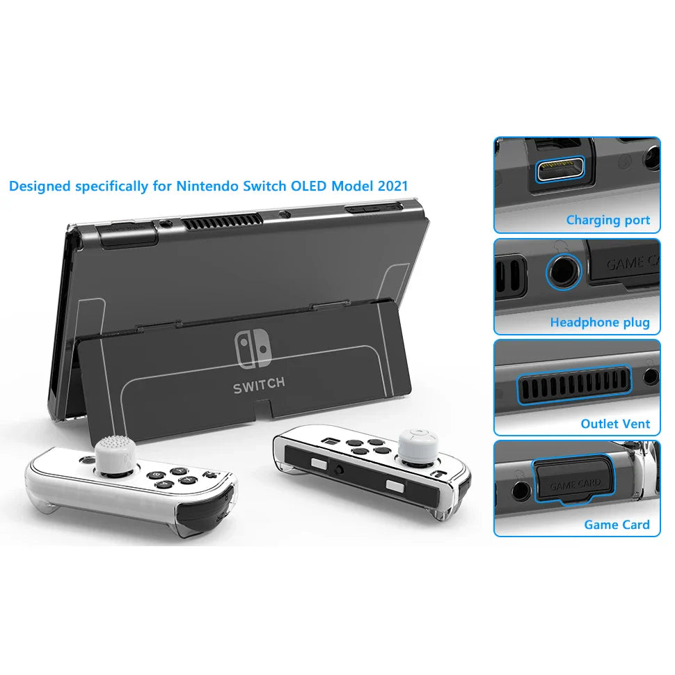 Nintendo Switch & OLED Accessories Bag & Protective Case Kit