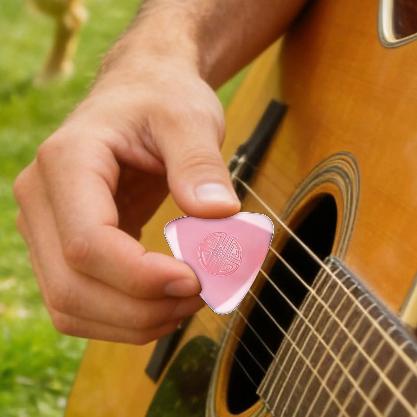 Nylon Non-Slip Guitar Picks Thin Acoustic & Bass Picks For Musicians & Beginners, Versatile Music Accessories For Ukulele Peaceful Pleasures Health and Wellness