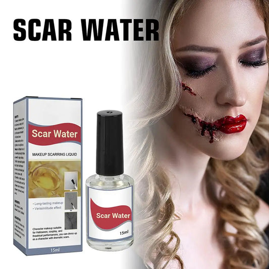 Scarring Liquid Special Effects Makeup 15ml – Realistic Scar & Wound Face Paint for Halloween & Cosplay Peaceful Pleasures Health and Wellness