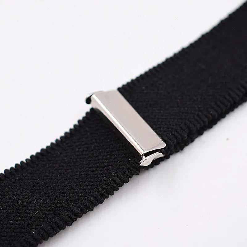 Fashion Men Shirt Stays Garter Suspenders Holder Elastic Y Shape Adjustable Uniform Locking Clamp Braces Shirts Garters Peaceful Pleasures Health and Wellness