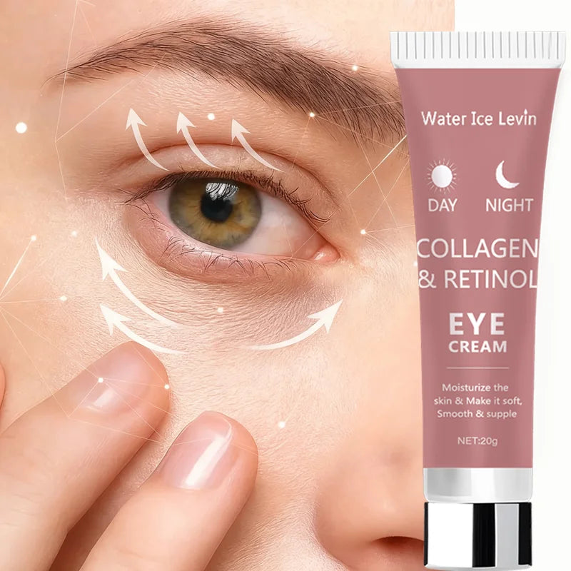 Collagen Retinol Eye Cream | Day & Night Formula | Firms & Hydrates 20g Peaceful Pleasures Health and Wellness