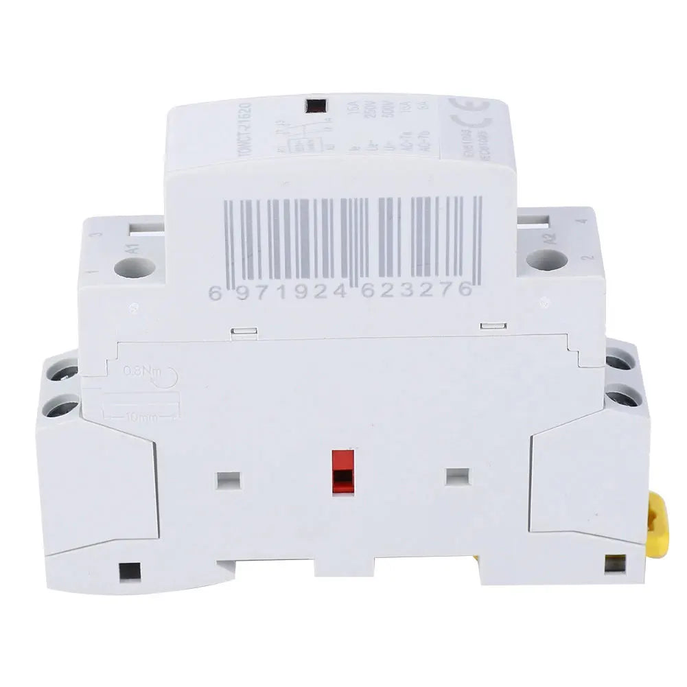 Household Industrial AC Contactor 220V 16A 2P Small Energy-Saving AC Contactor Rail Type Modular Peaceful Pleasures Health and Wellness