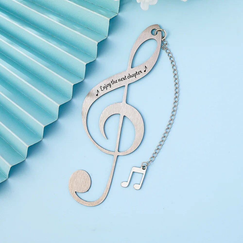 Bview Art Music Note Pendant Necklace Engravable Teacher Appreciation