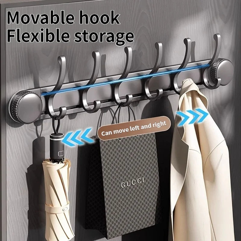 Wall Mount Suction Cup Hooks – No-Drill Set of 7 | Bathroom