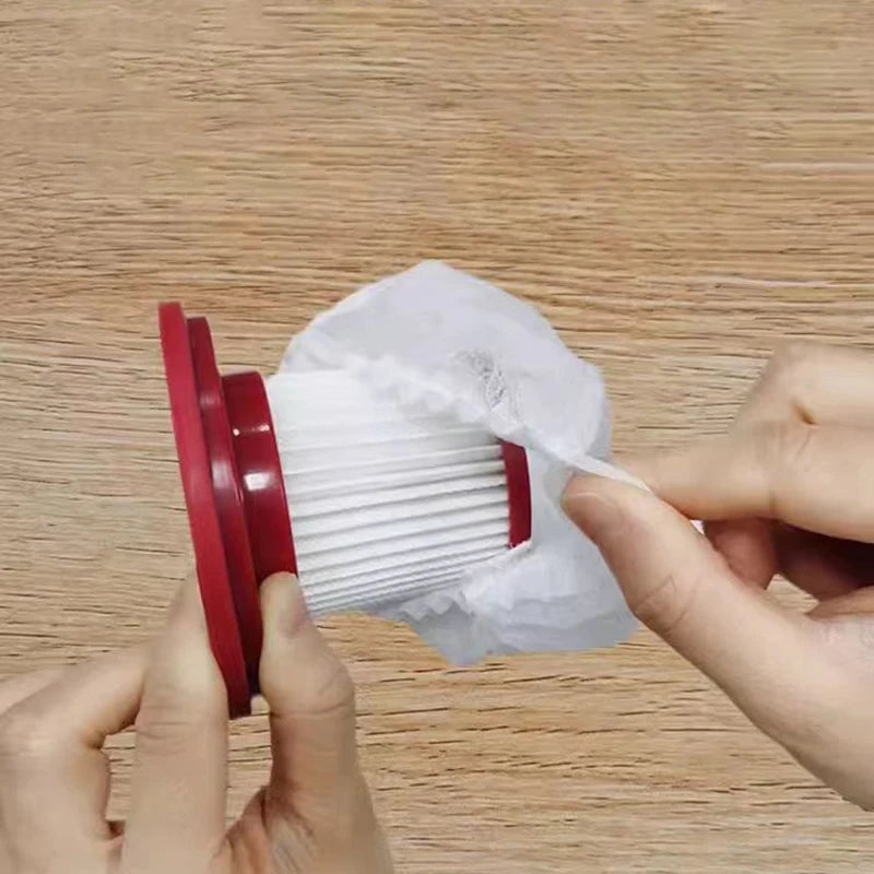 Disposable Vacuum Filter Covers Non-Woven Fabric 50/100 Pack Vacuum Filter Cover Peaceful Pleasures Health and Wellness
