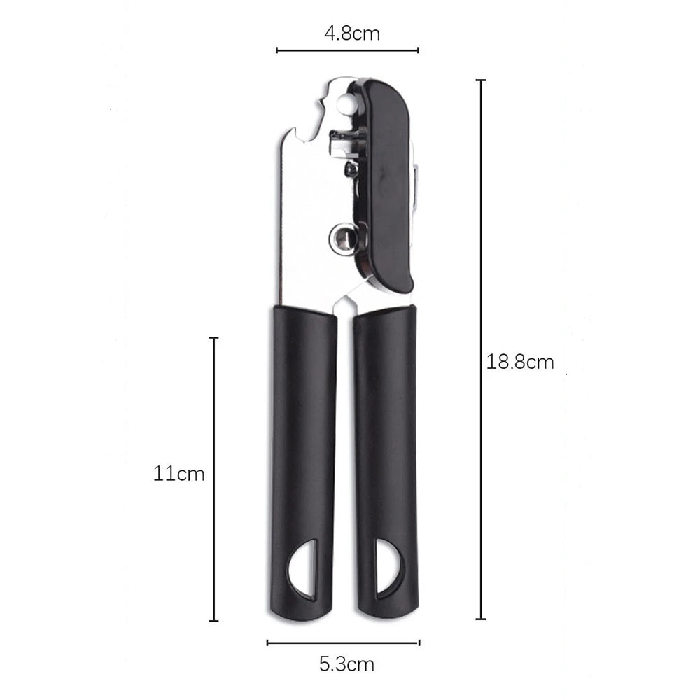 Stainless Steel Manual Can Opener & Bottle Opener | Kitchen Tool