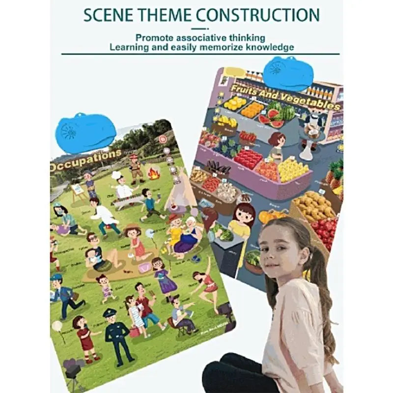 Talking ABC Wall Chart for Kids – Interactive Learning Toy