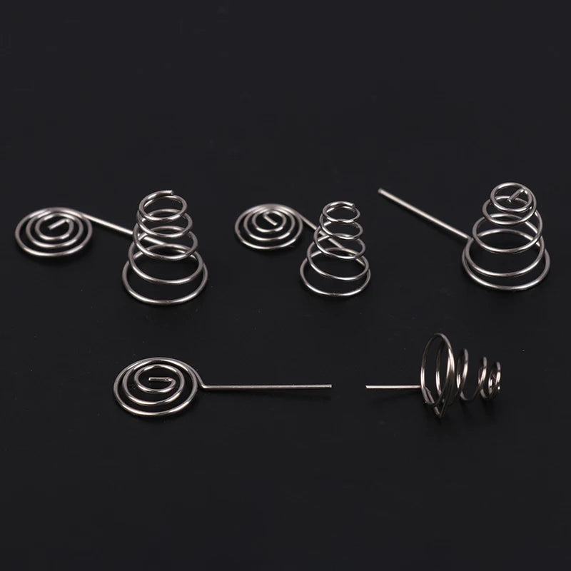 5pcs AAA AA Battery Spring Contact Plates | Nickel DIY Parts
