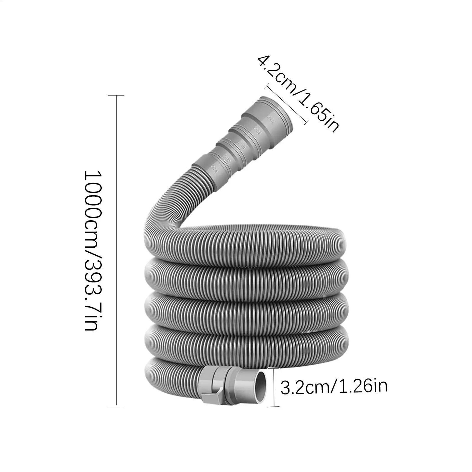 Foldable Caravan Sewer Pipe Kit 2/4/6/10m RV Trailer Sewer Hose With Adjustable Adapter & Clamp Leakproof RV Hose Rv Accessories Peaceful Pleasures Health and Wellness